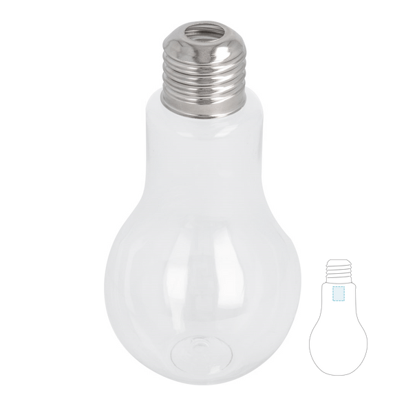 Láhve s PET průhledným tvarem lampy Láhve s PET průhledným tvarem lampy